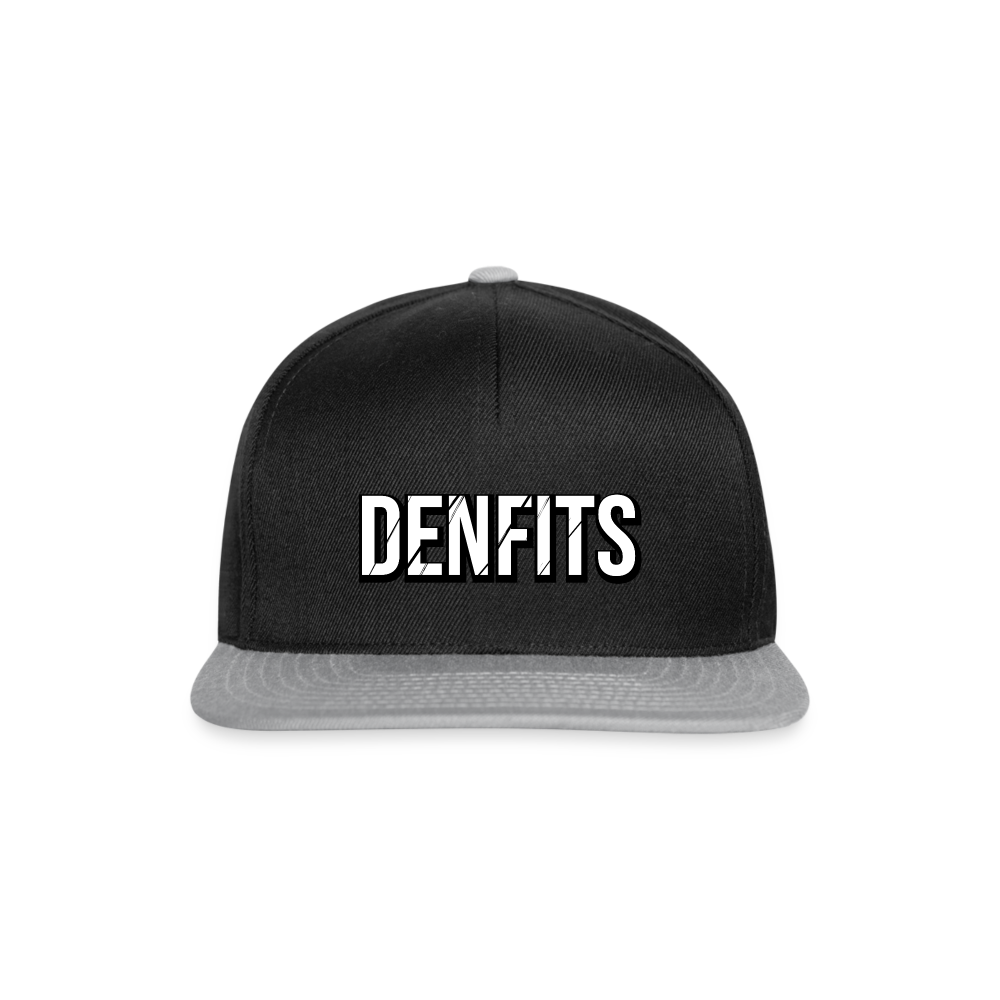 Denfits blk - Snapbackkeps - svart/grå