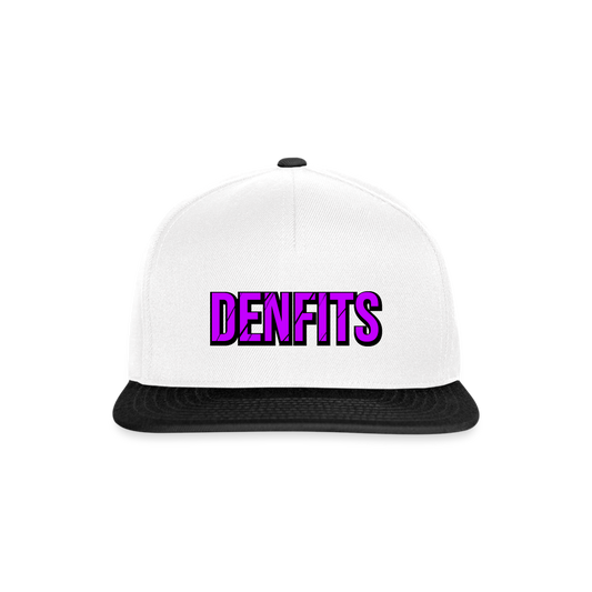 Denfits - Snapbackkeps - vit/svart