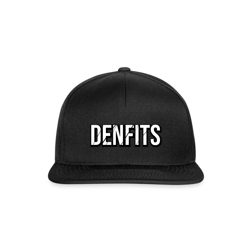 Denfits blk - Snapbackkeps - svart/svart