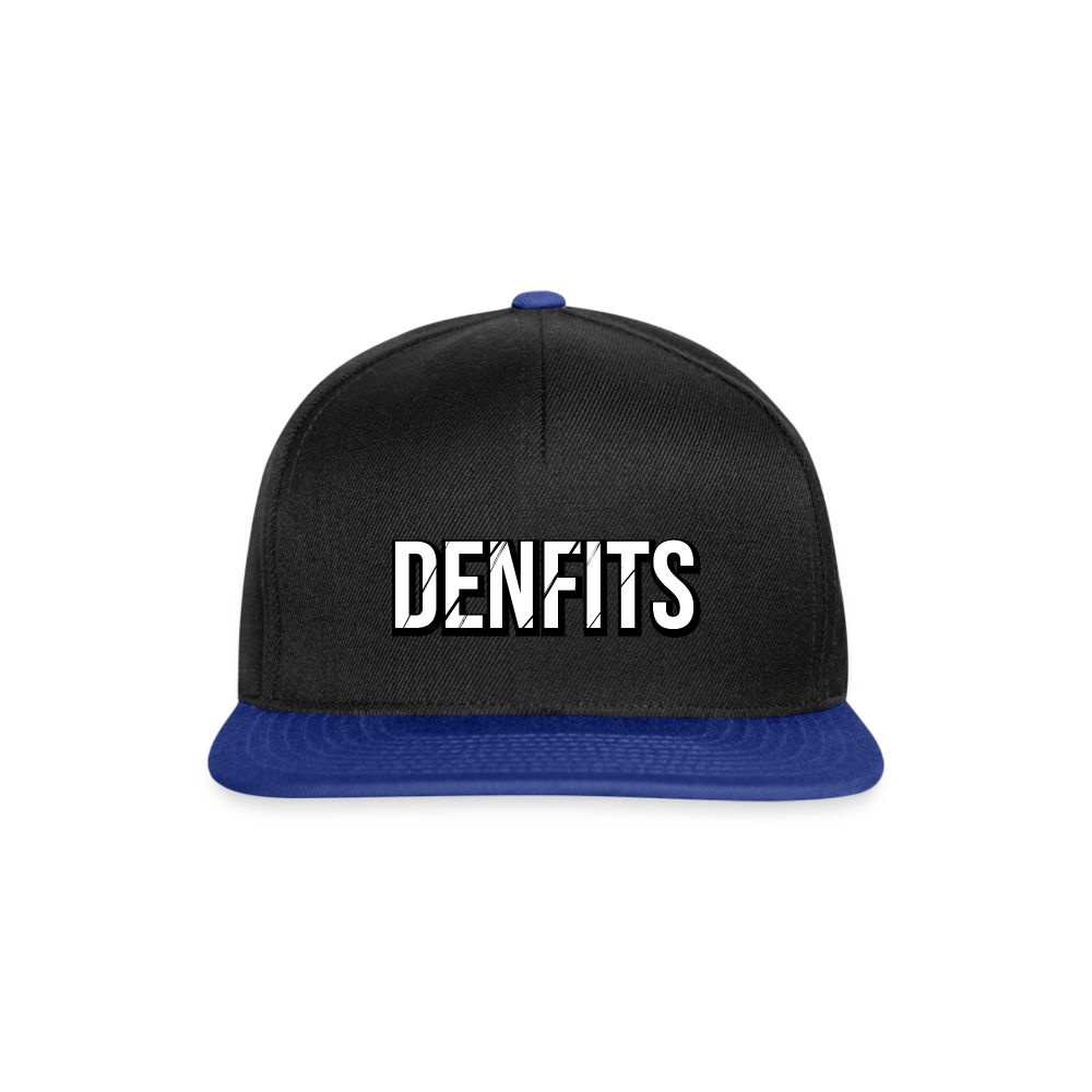 Denfits blk - Snapbackkeps - svart/kungsblå